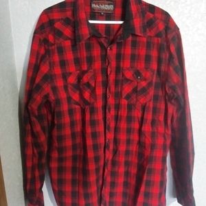 Men's Rock and Roll Cowboy Pearl Button